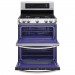LG LDG4313ST 6.9 cu. ft. Double Oven Gas Range with ProBake Convection Oven in Stainless Steel